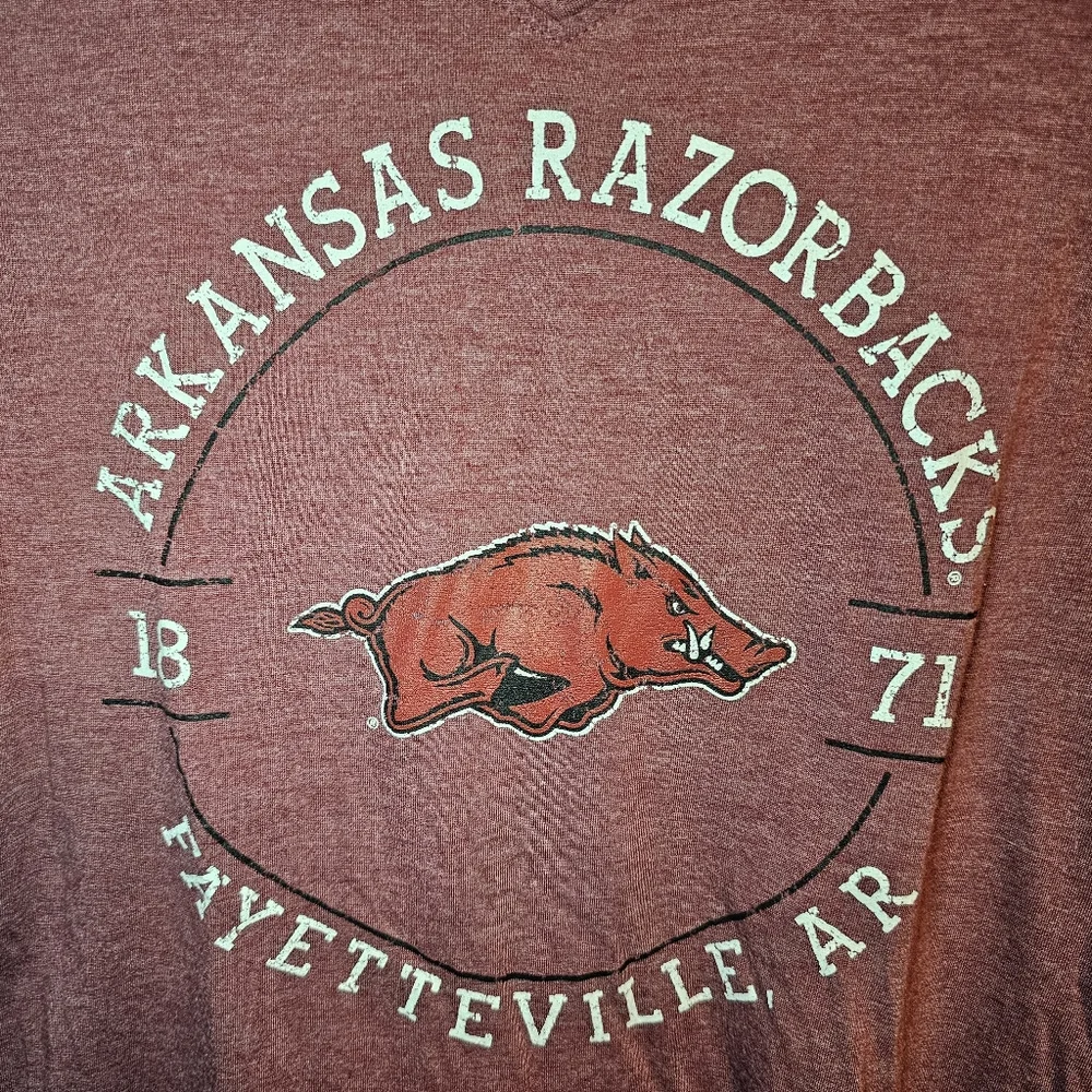 Arkansas Razorbacks Medium Ladies Tee - Picture 2 of 5